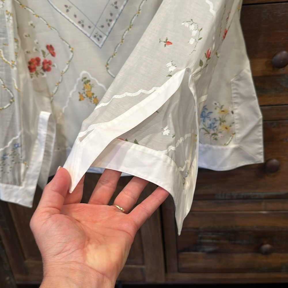 Tory Burch Handkerchief Embroidered Tunic - Picture 4 of 8